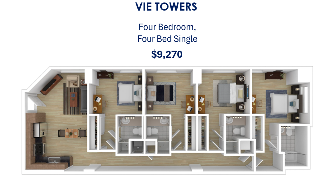 25-26 Vie Towers Floorplans