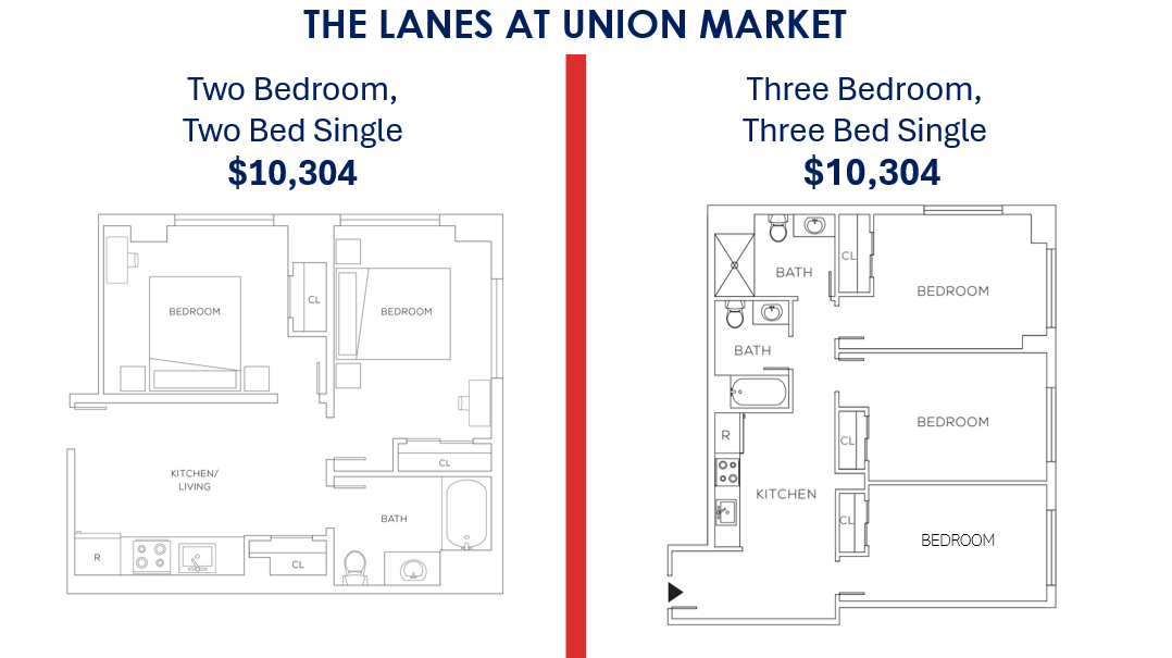 25-26 Lanes Floorplans