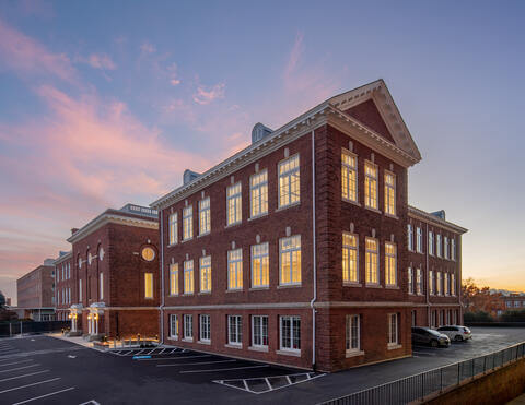 Exterior of Howard University’s renovated Miner Building